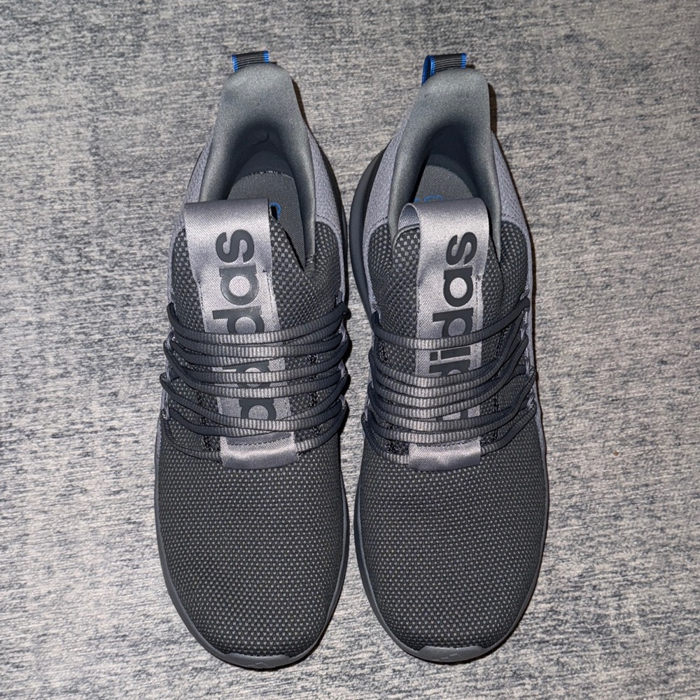 Men’s Adidas Cloudfoam Comfort Charcoal Athletic Shoes NWOT